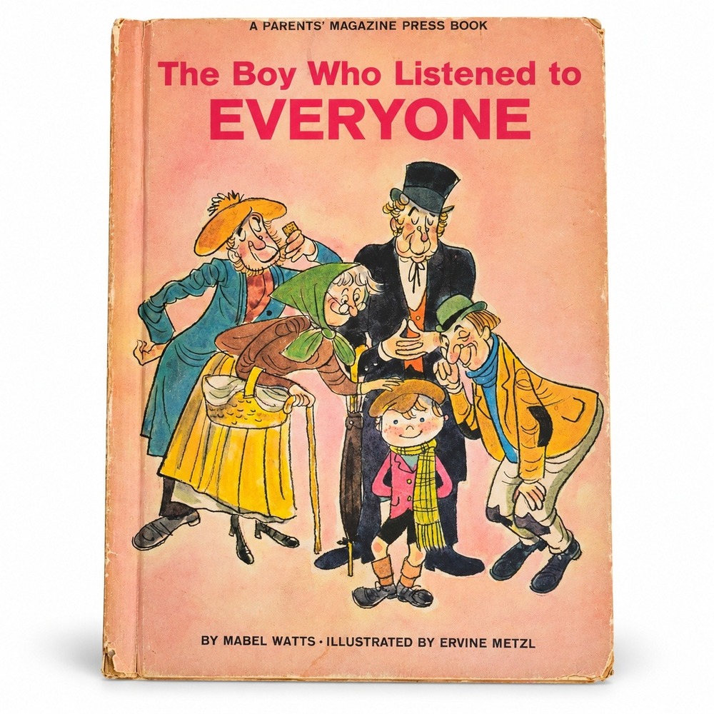 Parents Magazine Press The Boy Who Listened to EVERYONE 1963 Hardcover Fair